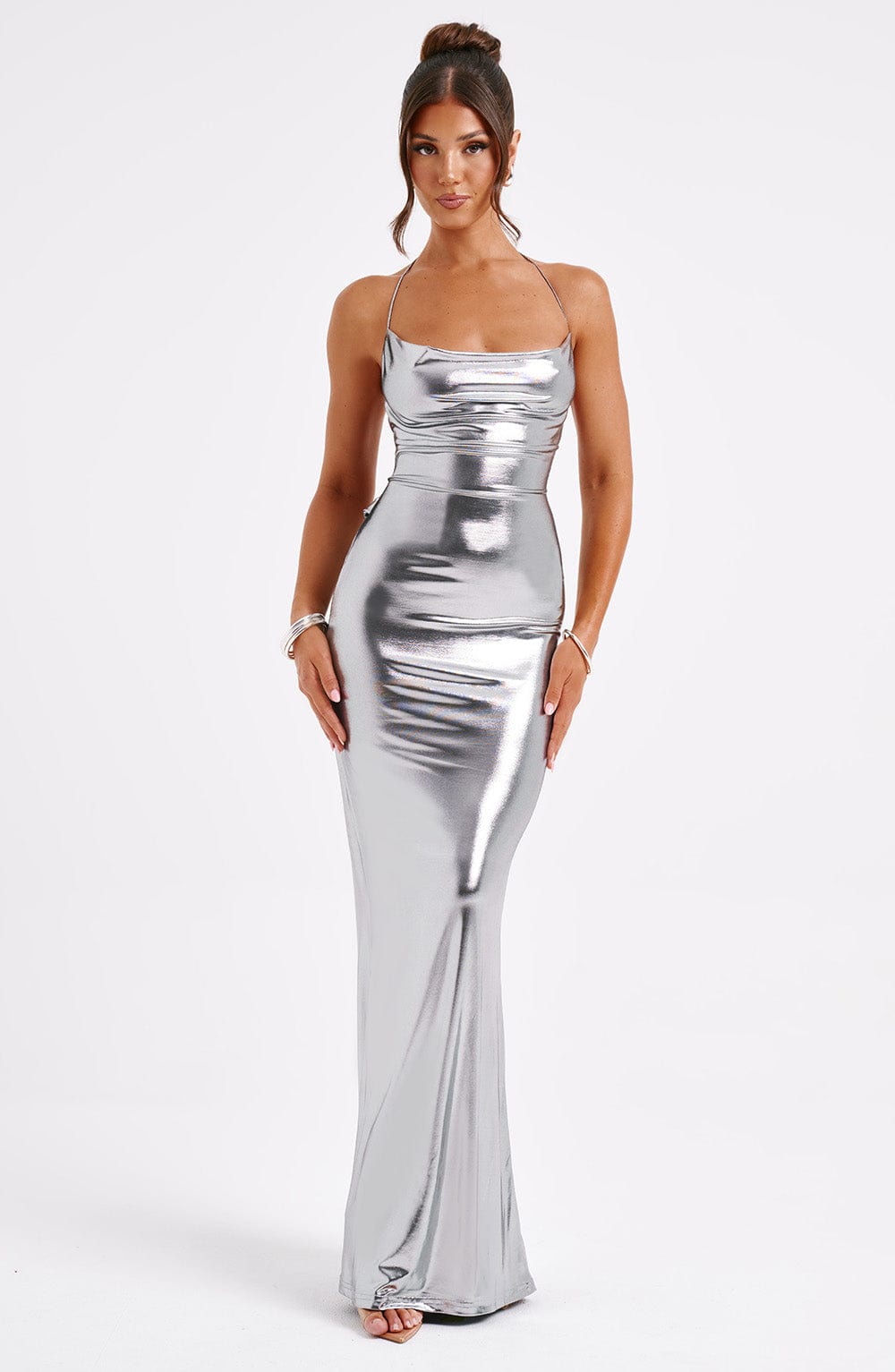 gunmetal maxi dress Talisa Maxi Dress - Gunmetal