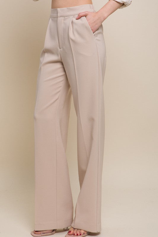 The Lauren pants-Beige