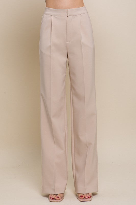 The Lauren pants-Beige