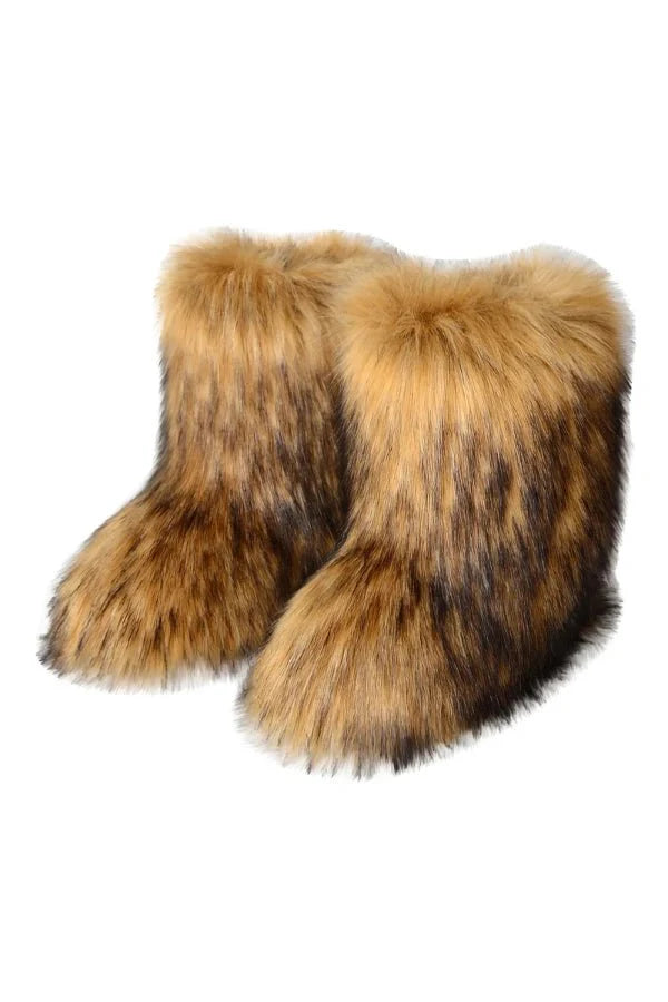 Frosted Fluff Y2K Boots