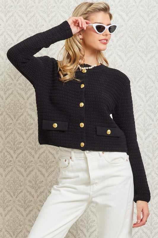 The Lisa cardigan-Black