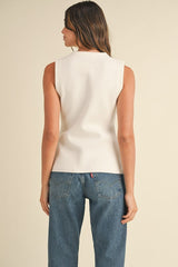 The Mary top-Cream