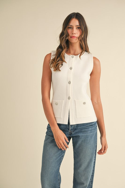 The Mary top-Cream