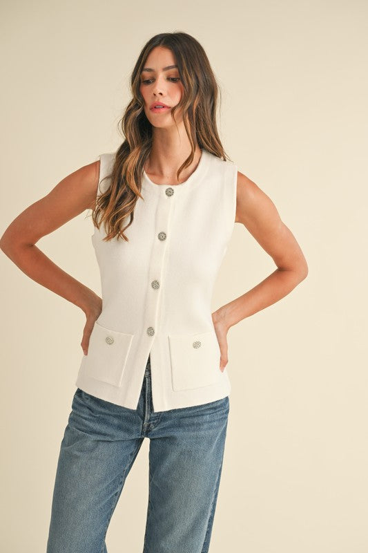 The Mary top-Cream