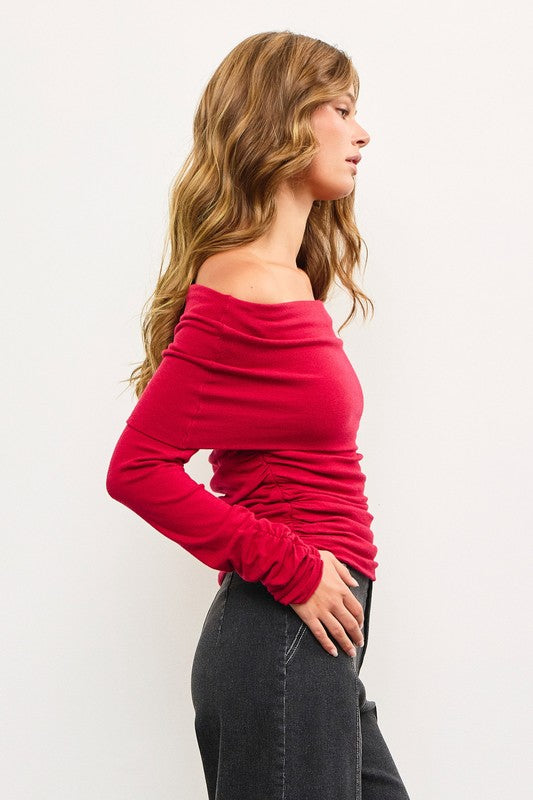 The Anna top- Red