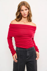 The Anna top- Red