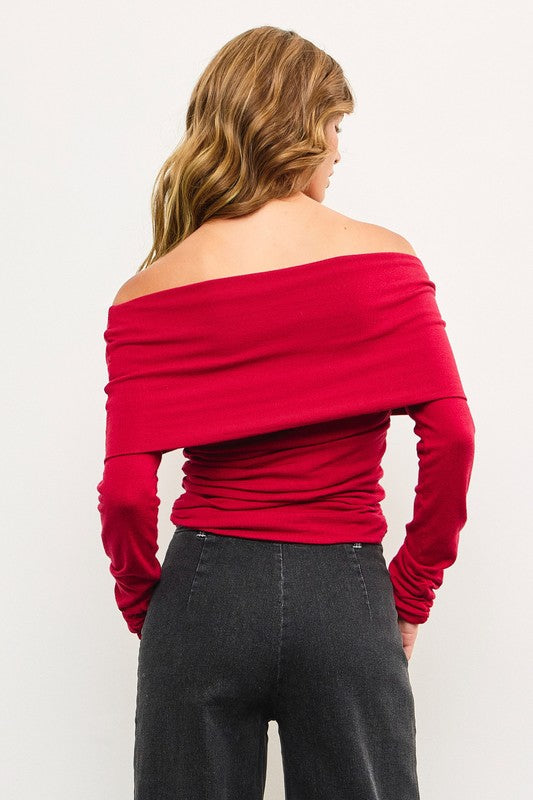 The Anna top- Red