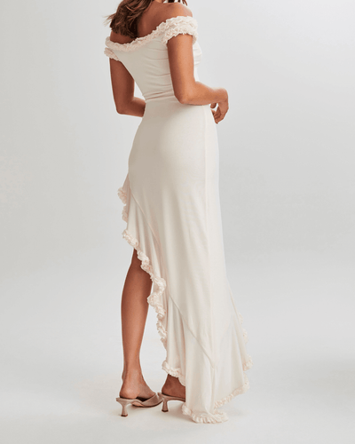 Off-Shoulder Ruffle Dress