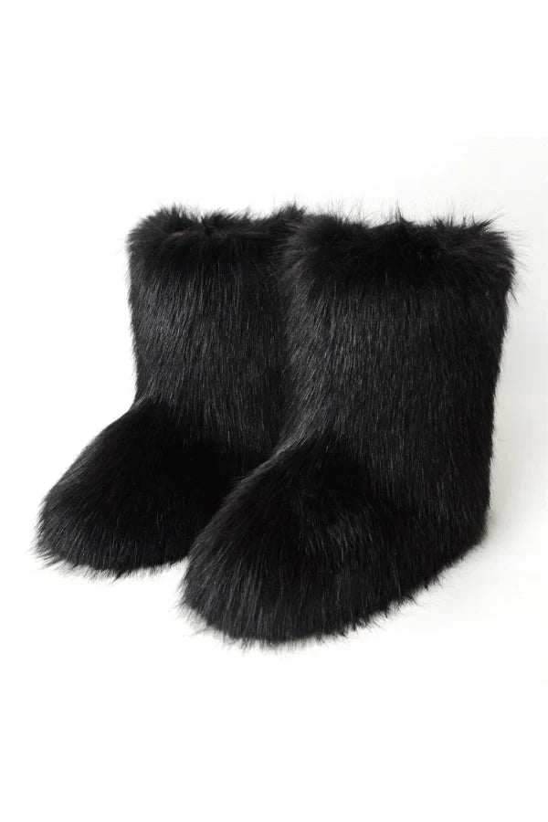 Frosted Fluff Y2K Boots