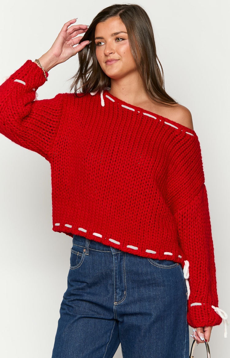 Bea Red Sweater