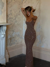 CIARAN MAXI DRESS TAN