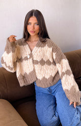 Ryley Brown Knit Cardigan