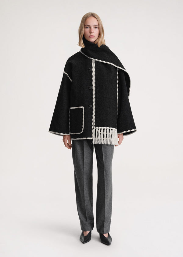 Zara™ - Elegant Scarf Jacket
