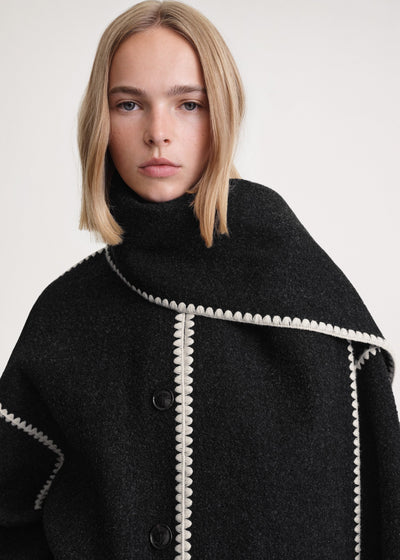 Zara™ - Elegant Scarf Jacket
