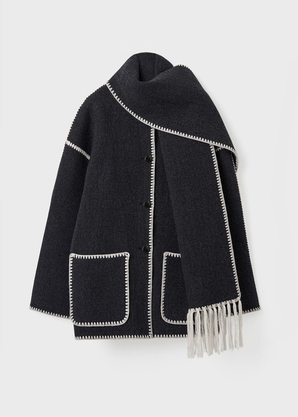 Zara™ - Elegant Scarf Jacket