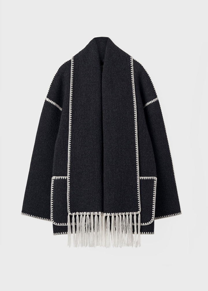Zara™ Elegant Scarf Jacket – NEVALA