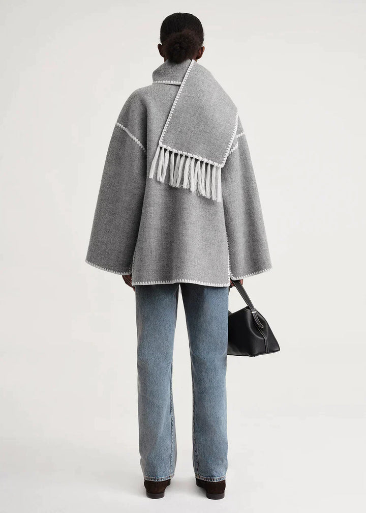 Zara™ - Elegant Scarf Jacket