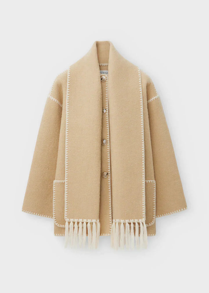 Zara™ - Elegant Scarf Jacket