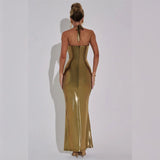 Chrishelle Maxi Dress - Gold