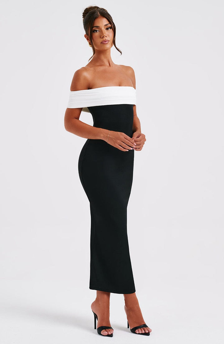 princess polly baby blue dress Cocktail Dress Asos Black Bodycon Dress Vesper Bengaline One Shoulder Knot  Detail Maxi Bodycon Dress In