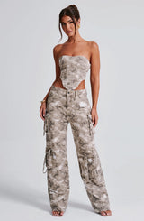 Brooklyn Cargo Pant - Camo Print