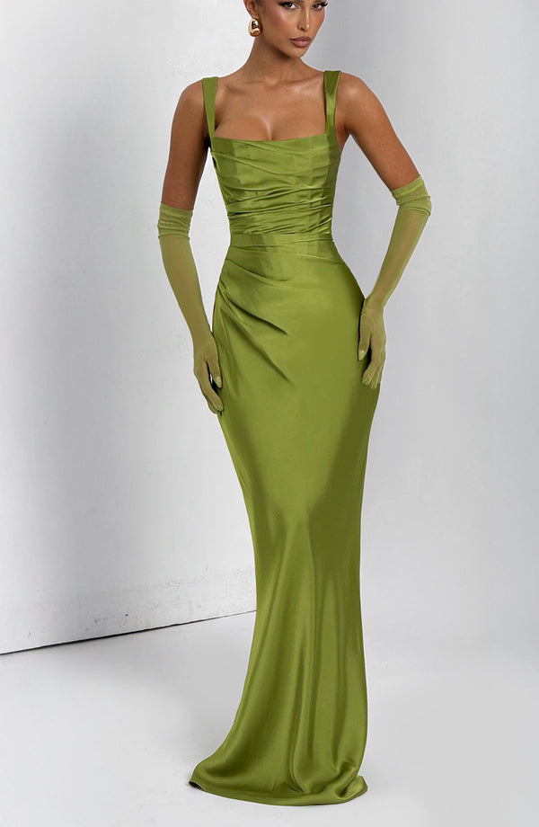 Calanthe Maxi Dress - Olive