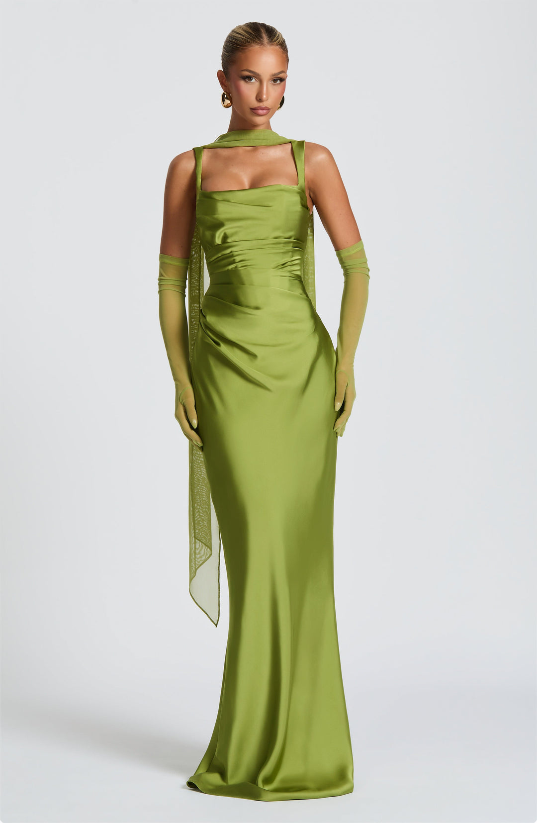 Calanthe Maxi Dress - Olive