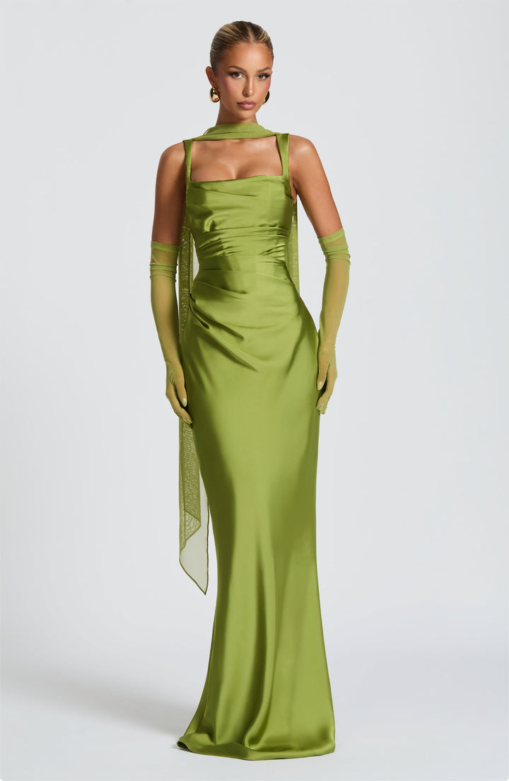 Calanthe Maxi Dress - Olive