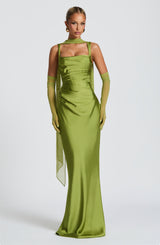 Calanthe Maxi Dress - Olive