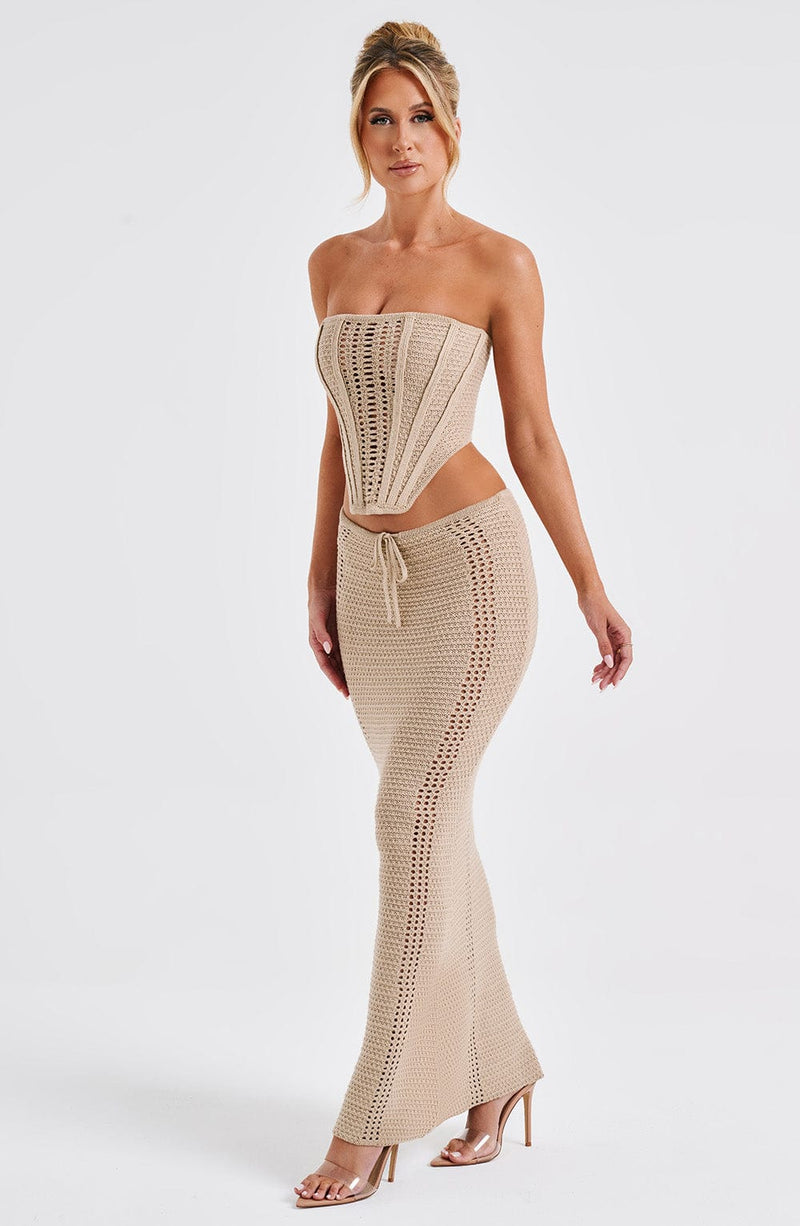 Chayenne Maxi Skirt - Beige