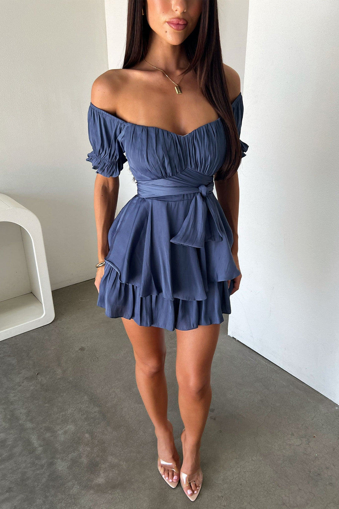 Ciera Playsuit - Navy