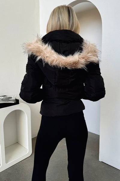 Coleman Puffer Jacket - Black