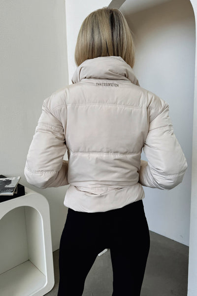 Coleman Puffer Jacket - Bone