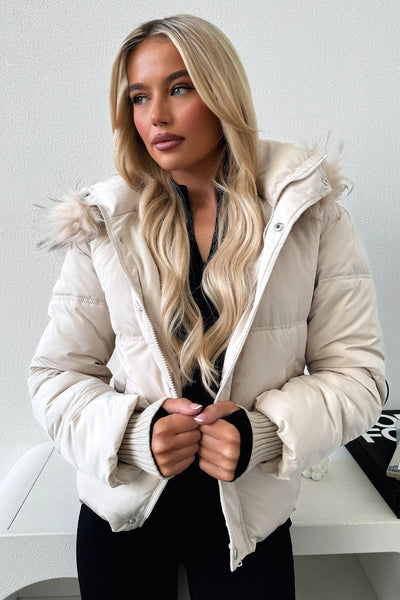 Coleman Puffer Jacket - Bone