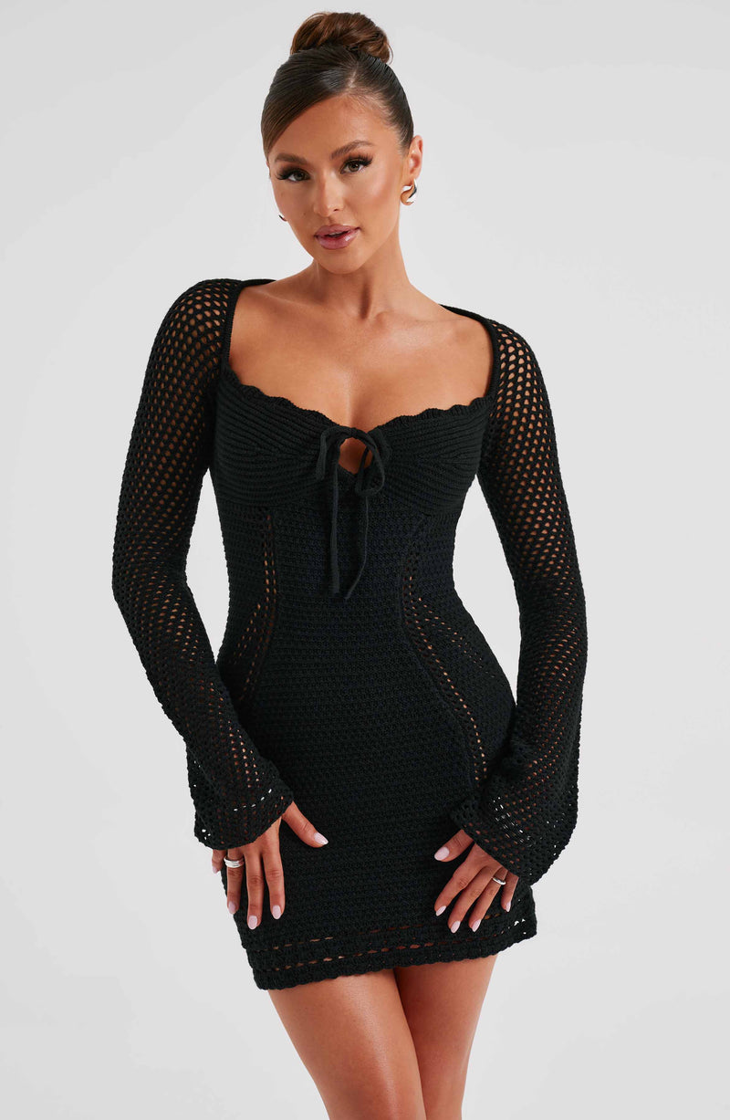 Dezi Mini Dress - Black