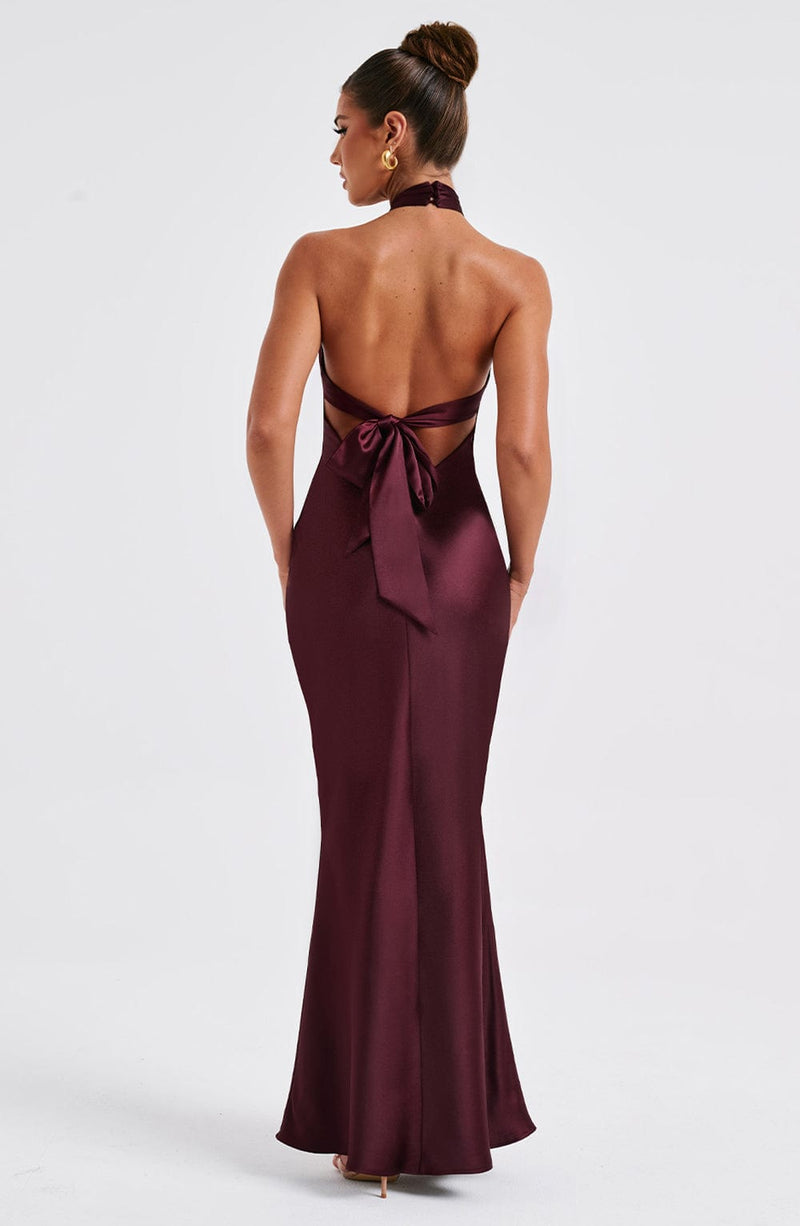 Dimitra Maxi Dress - Burgundy