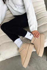 Eesha Platform Boots - Sand