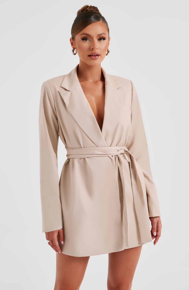 Heather Suit Dress - Beige