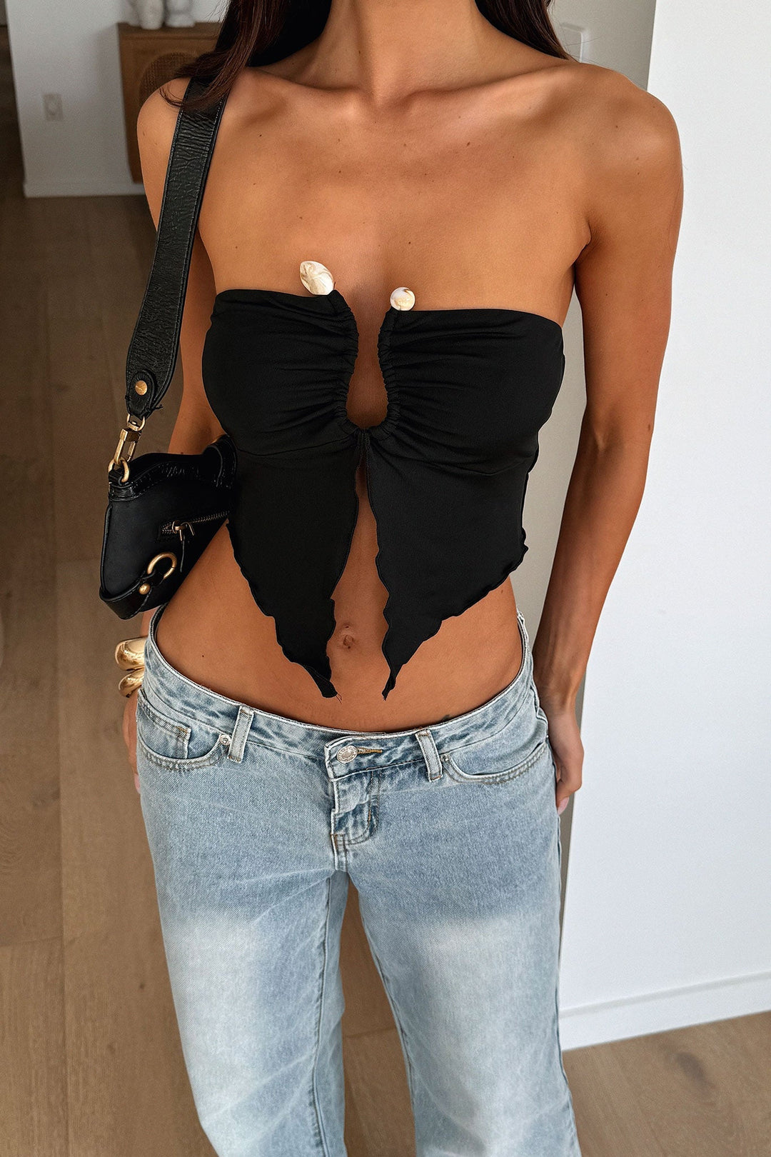Inara Strapless Top - Black