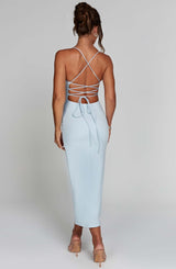 Kiana Midi Dress - Baby Blue