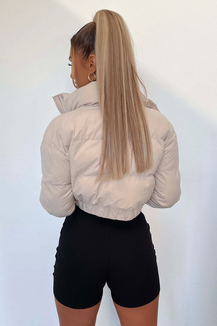 Manchester Puffer Jacket - Beige