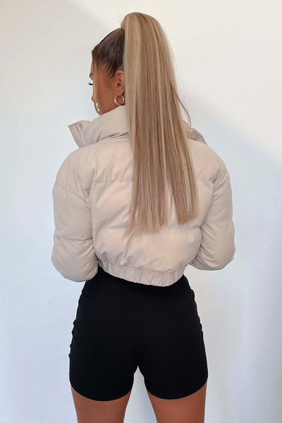 Manchester Puffer Jacket - Beige