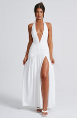 Melania Maxi Dress - White