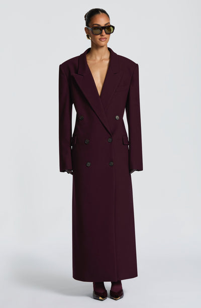Michelle Coat - Plum