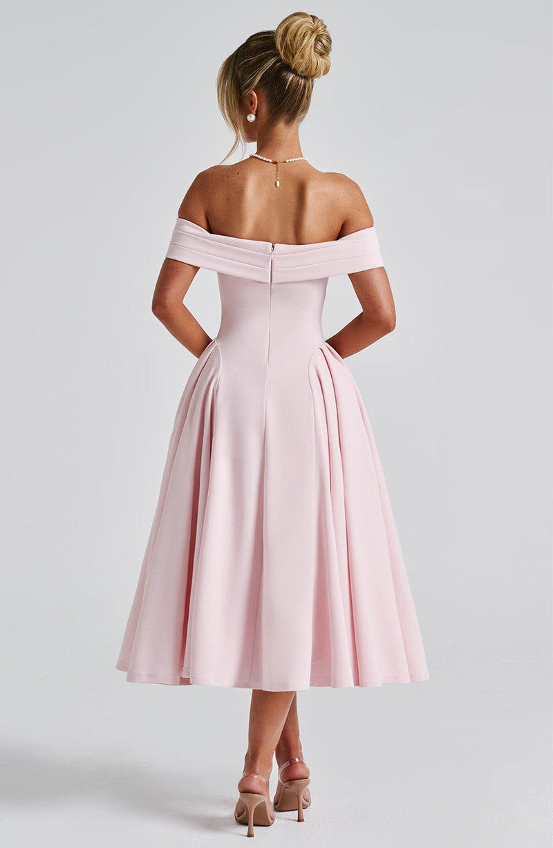 Miranda Midi Dress - Blush